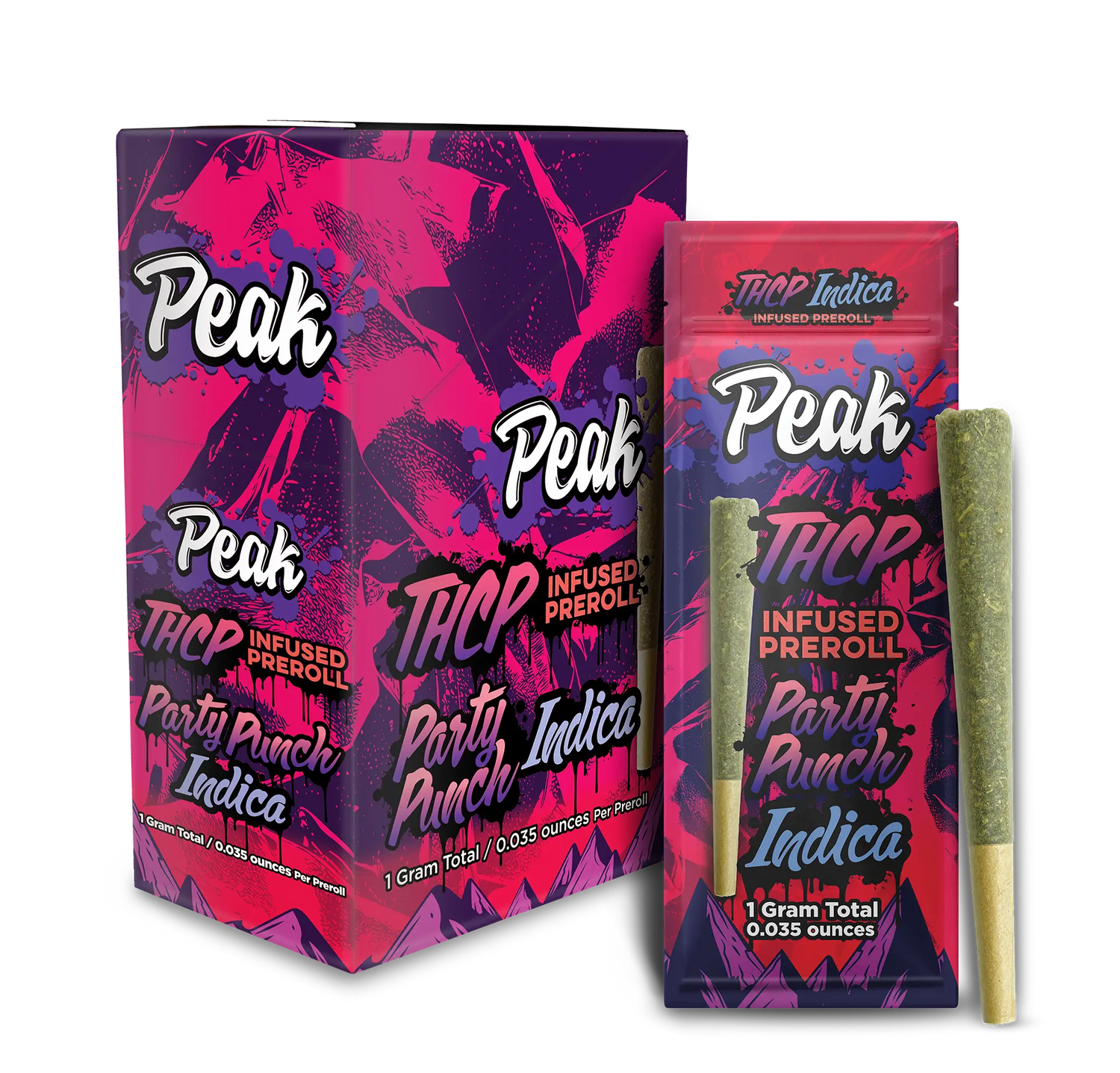 THCP Infused Indica Party Punch Pre-roll x10