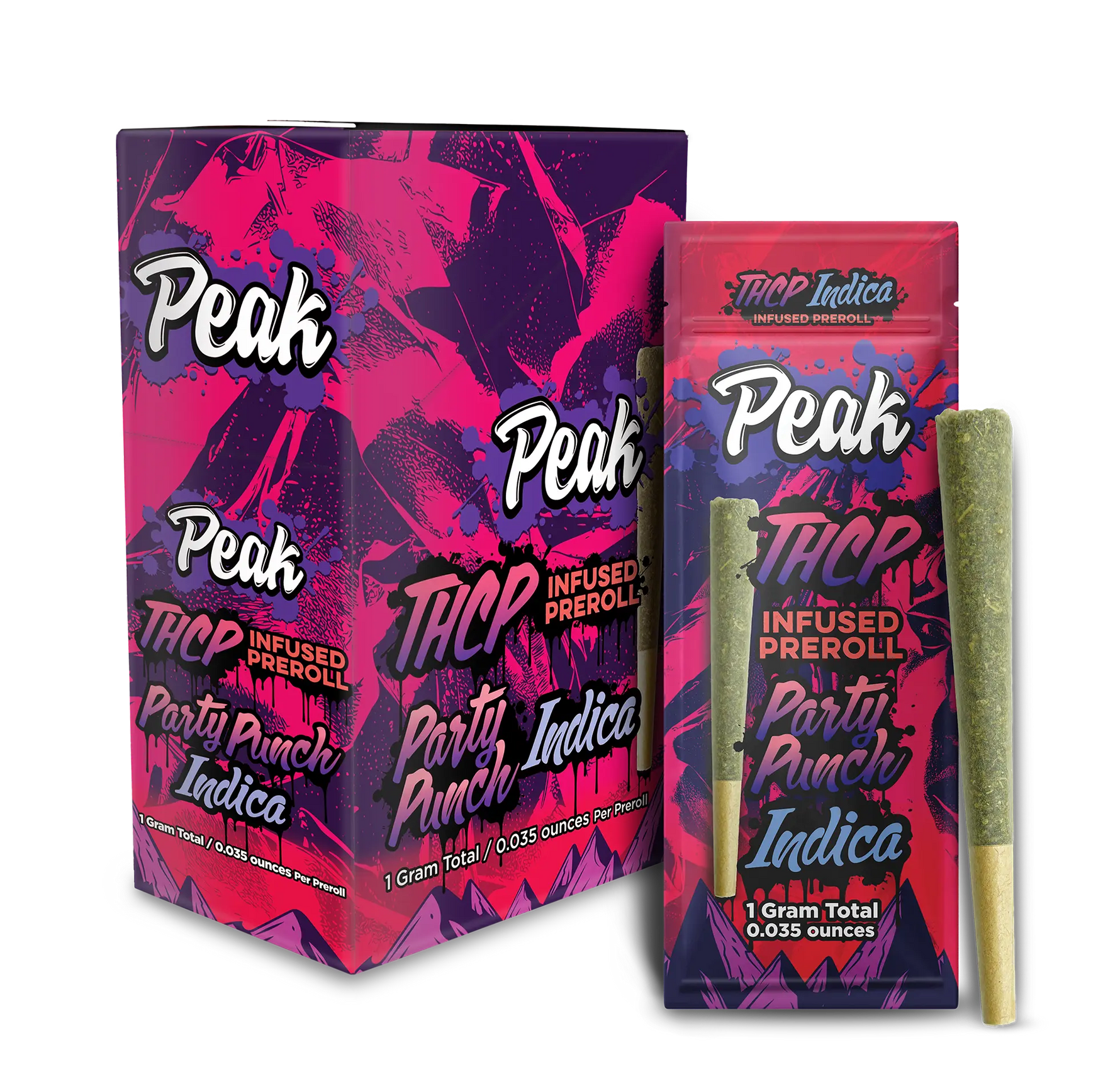 THCP Infused Indica Party Punch Pre-roll x10 AH DIST