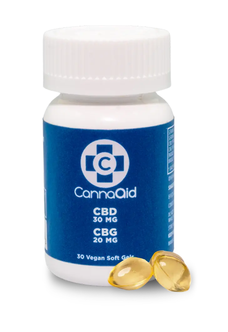 CBD + CBG Soft Gels CannaAid