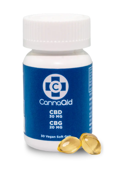 Shop CBD + CBG Soft Gels 100mg - Buy Premium Quality – CannaAid