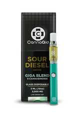 3ML Giga Blend Glass Disposable Vape – 9 Cannabinoid Blend CannaAid