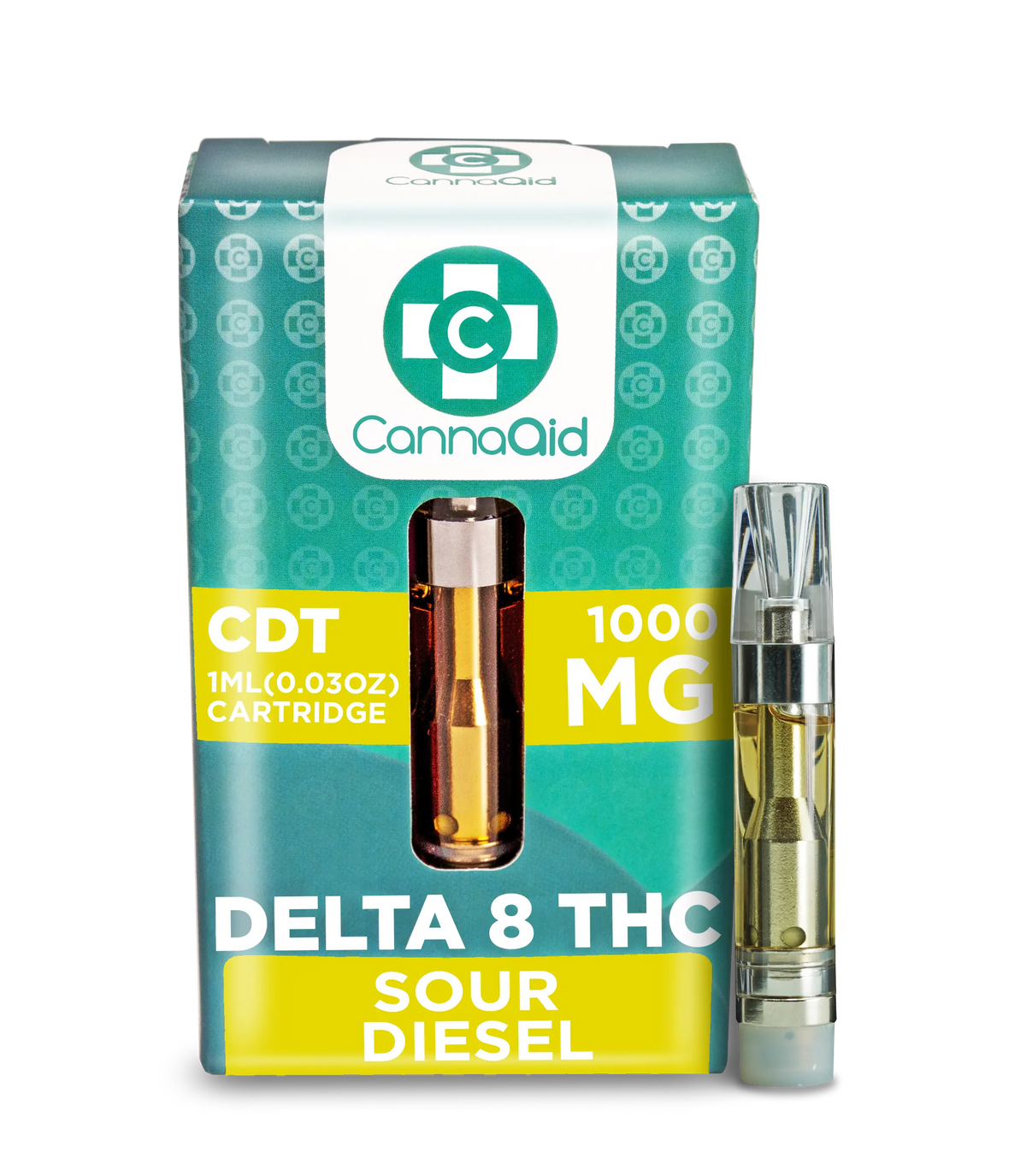 Delta 8 Sour Diesel Vape Cartridge CannaAid