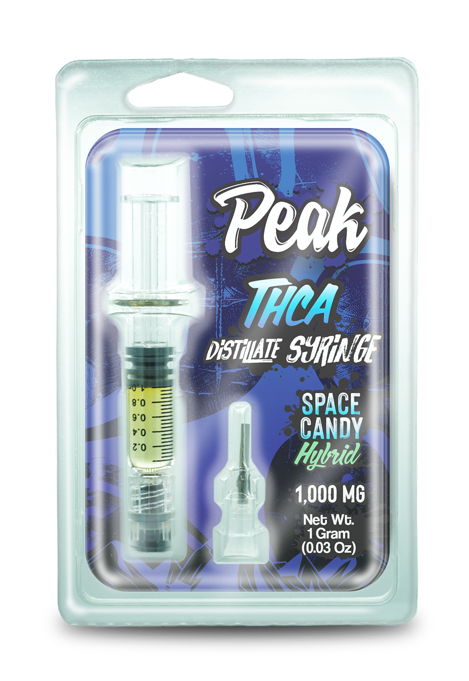 Peak THCA 1 Gram Distillate Syringe - Space Candy CannaAid