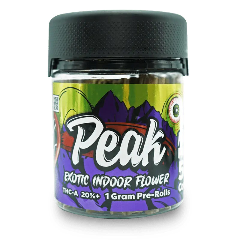 Peak Exotic THCA Prerolls 1 Gram Party Pack (50 Count) CannaAid