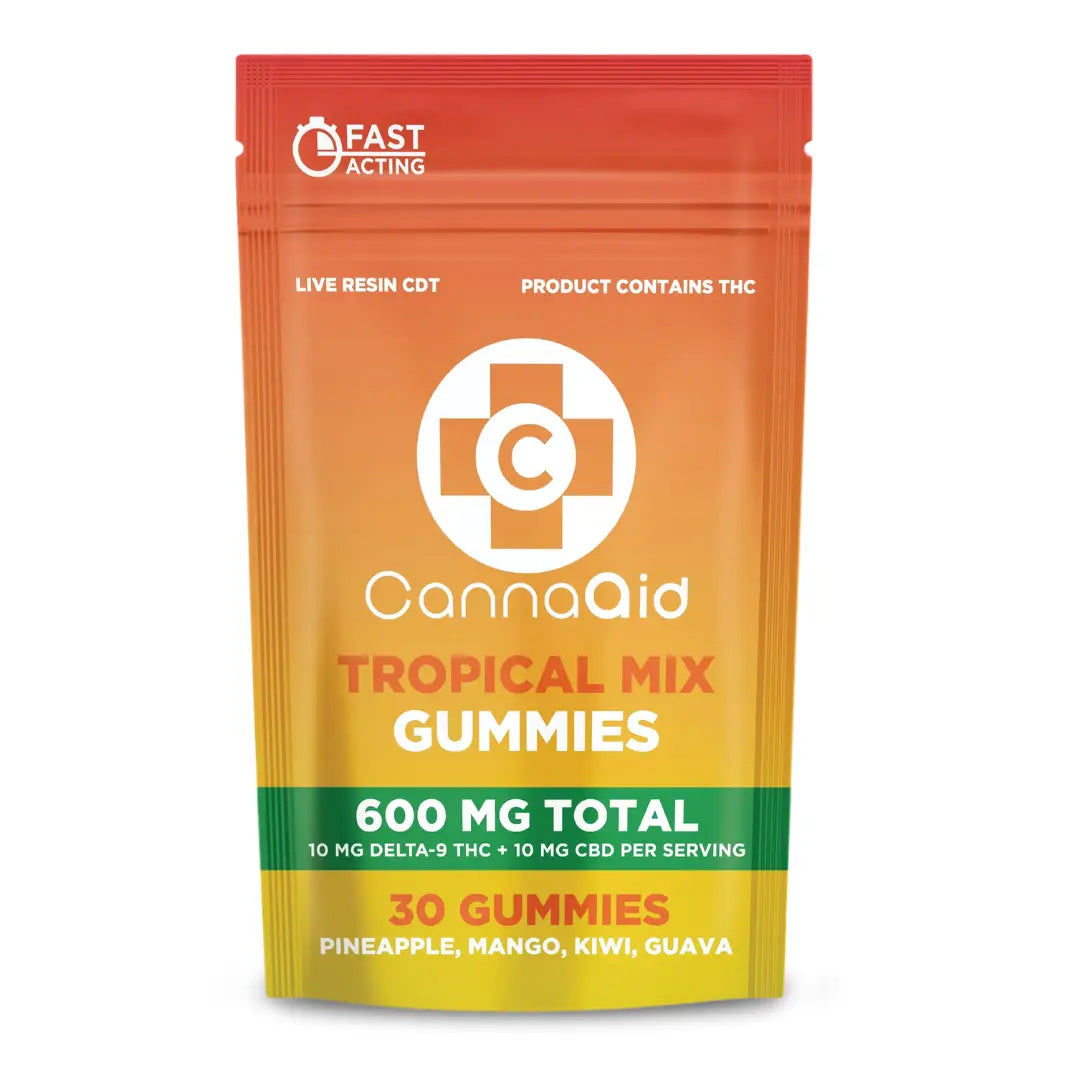 Delta 9 + CBD Gummies CannaAid